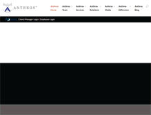 Tablet Screenshot of anthrosinc.com